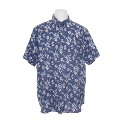 Kortärmad skjorta (Blå, Flerfärgad) från Izco Bomull, Linne