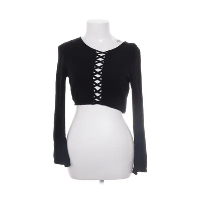 Crop top (Black) from H&M Coachella Viscose