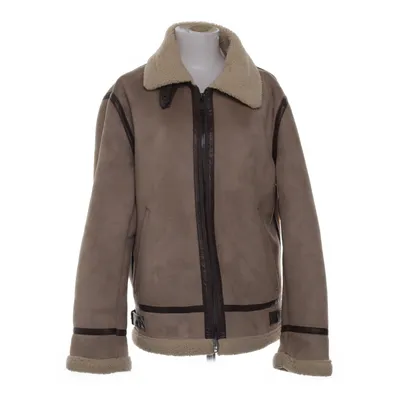 Shearlingjacka (Beige, Brun) från Zara Akryl, Polyester
