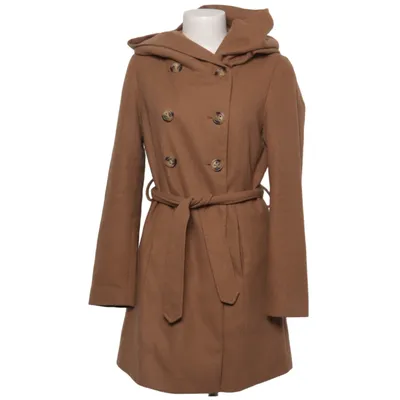 Coat (Beige) from Ann Christine Polyester, Viscose, Wool