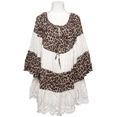 Dress (Brown, White, Multicolored) from Zeta Otto Viscose