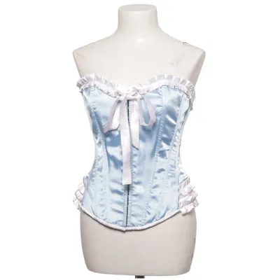 Corset (Blue, Black, White) from Burleska Cotton, Polyester