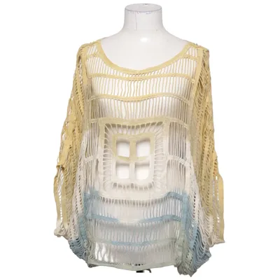 Robe de plage (Beige, Bleu, Blanc)