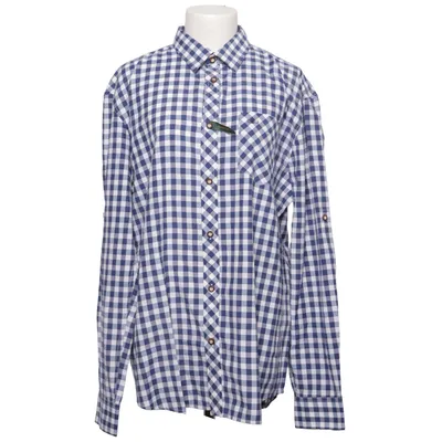 Skjorta (Blå, Vit) från Wiesnkönig Bomull, Polyester