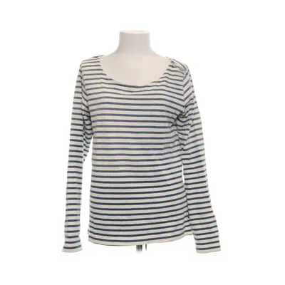 Langærmet t-shirt (Blå, Hvid) fra Maison Scotch Bomuld