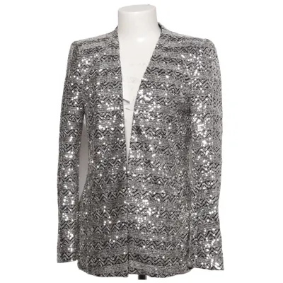 Blazer (Sølv, Sort) fra Zara Elastan, Polyester