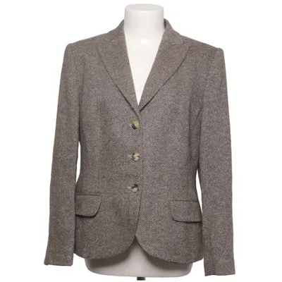 Blazer (Brun, Hvid) fra Windsor Acetat, Viscose