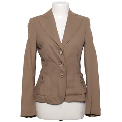 Blazer (Beige) de Rena Lange Coton, Cupro