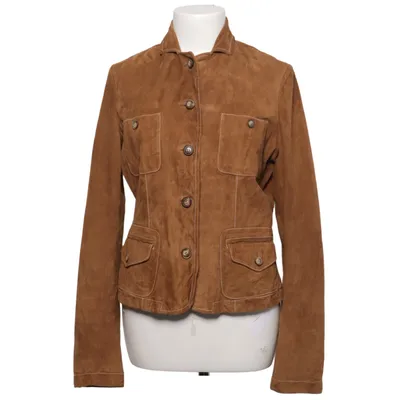 Leather jacket (Brown) from Ralph Lauren Acetate, Leather