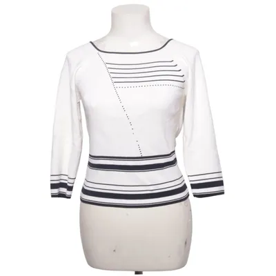 Sweater (White, Black) from Escada Cotton, Cupro, Polyamide, Polyester, Viscose