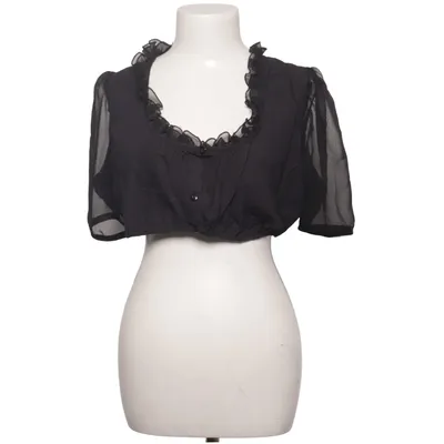 Dirndl blouse (Black) from Wenger Cotton, Polyester