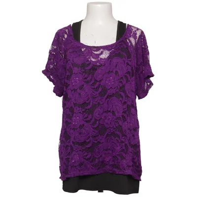 Haut (Violet, Noir) de Rosegal Polyester, Polyuréthane