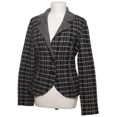 Blazer (Black, Gray) from Oui Moments Wool