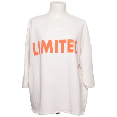 Collegetröja (Vit, Orange) från Smith & Soul Bomull, Polyester