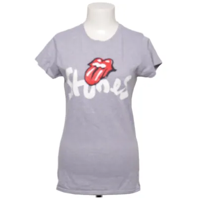 T-shirt (Grijs, Rood, Wit) van Stones Katoen