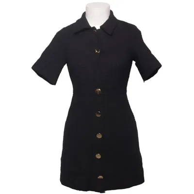 Shirt dress (Black) from H&M Acrylic, Cotton, Polyester, Viscose