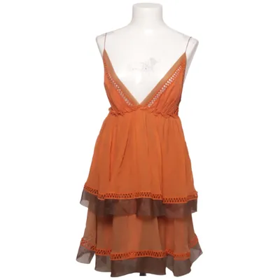 Robe (Orange, Marron) de Alberta Ferretti Soie