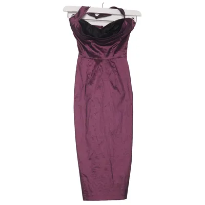 Halternek jurk (Lila) van Stop Staring Acetaat, Elastaan, Polyester