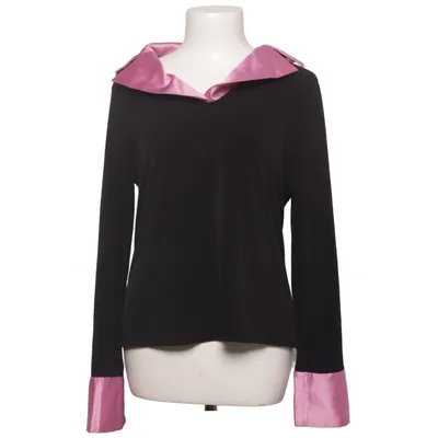 T-shirt à manches longues (Noir, Rose) de Valentina Élasthane, Polyester