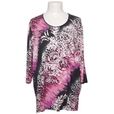 T-shirt (Pink, Sort, Hvid) fra Klaus Modelle Elastan, Viscose
