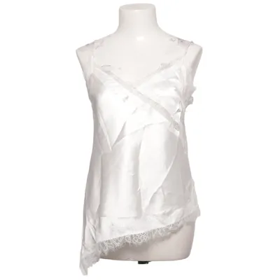 Top (Wit) van Bershka Polyamide
