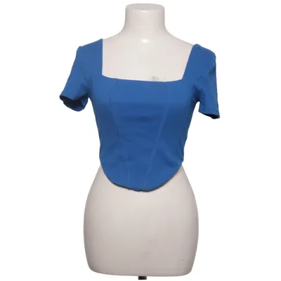 Crop top (Blå) fra River Island Petite Bomuld, Elastan