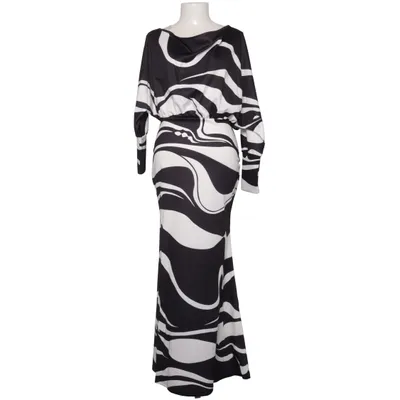Maxi dress (Black, White) from Stylewe