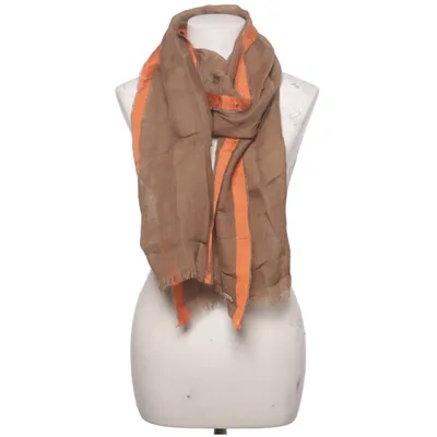 Halstørklæde (Brun, Orange) fra Hugo Boss Linned, Silke