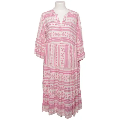 Jurk (Roze, Wit) van Gina Viscose