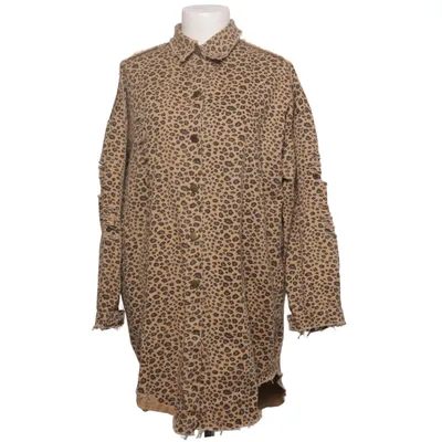 Skjortklänning (Beige, Svart) från Aikha Bomull