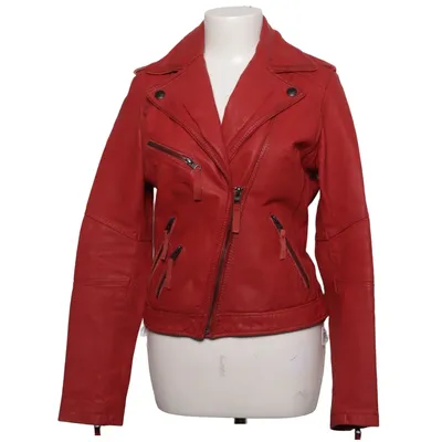 Bikerjacka (Röd) från Maze Skinn, Polyester