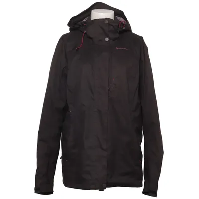 Outdoor jacket (Black) from Quechua Elastane, Polyamide, Polyester
