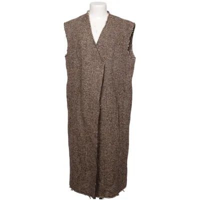 Outer vest (Brown, White) from Jucca Polyamide, Wool