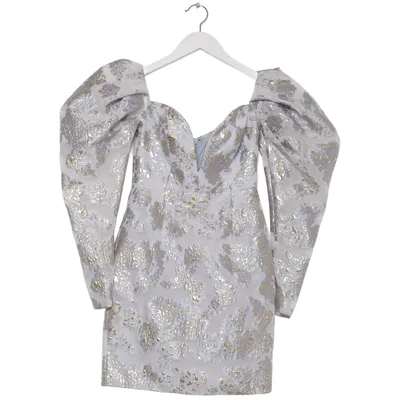 Cocktailjurk (Blauw, Goud, Zilver) van ASOS Metallvezel, Polyamide, Polyester