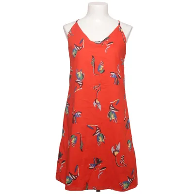 Dress (Red, Multicolored) from One Step Cotton, Polyester