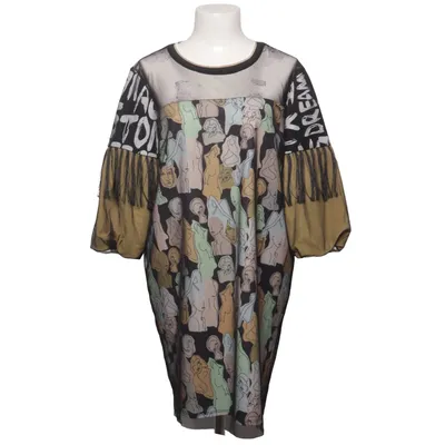 Robe (Noir, Multicolore) de Lucy Élasthane, Polyamide, Polyester, Viscose
