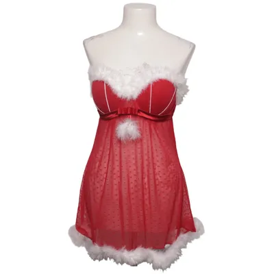 Negligé (Röd, Vit) från Censored Elastan, Polyamid