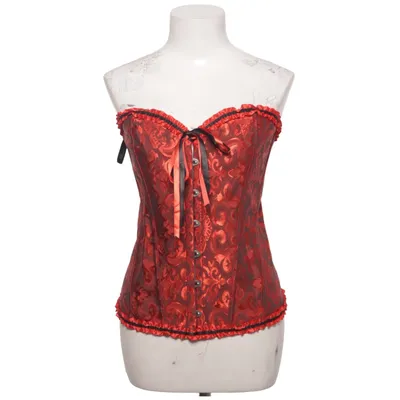 Corset (Red, Brown) Elastane, Polyester