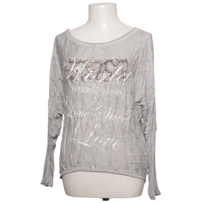 Långärmad t-shirt (Grå) från Senza Elastan, Viskos