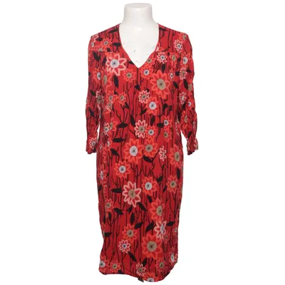 Dress (Red, Multicolored) from One Step Polyester, Viscose