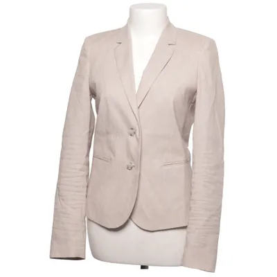 Blazer (Beige) fra Montego Elastan, Linned, Polyester, Viscose