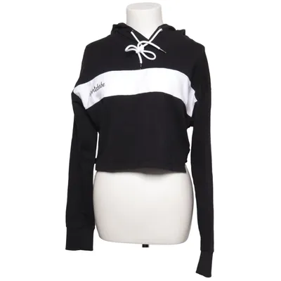 Huvtröja (Svart, Vit) från Sportsbabe Bomull, Elastan