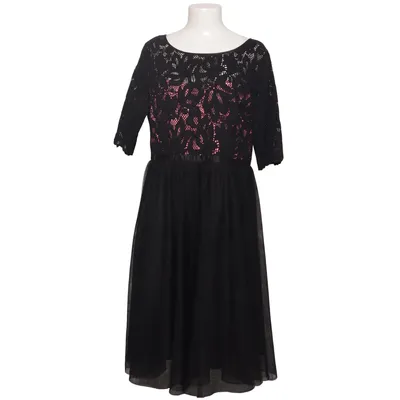 Kjole (Sort, Rød) fra Steps Bomuld, Polyamid, Polyester, Viscose