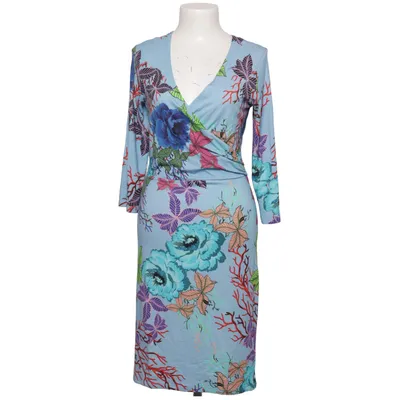 Wrap dress (Blue, Multicolored) from Milano Italy