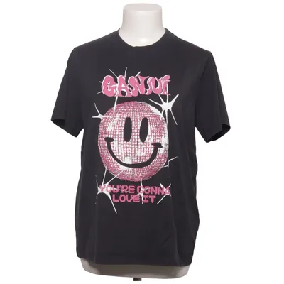 T-shirt (Black, Pink) from Ganni Organic cotton