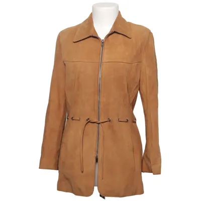 Lederjacke (Braun) von Piel Leder, Polyester, Viskose