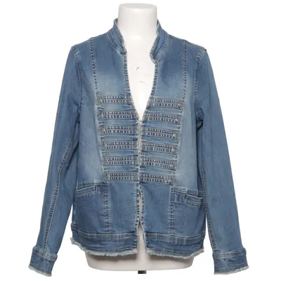 Veste en jean (Bleu) de Gina Laura Coton, Élasthane, Polyester