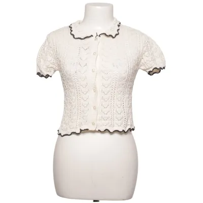 Cardigan (Wit, Zwart)