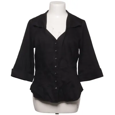 Blouse (Black) from Collectif Vintage Cotton, Elastane