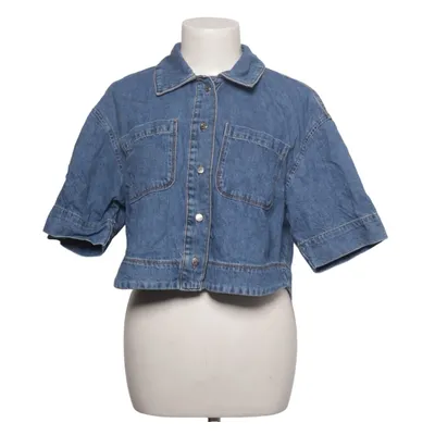 Jeansjacke (Oncleo Life Ss Crop Dnm Shirt Pim) von ONLY Blue Denim Baumwolle